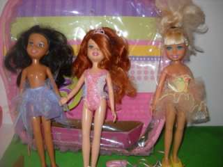 Barbie Wee Friends 3 Dolls Case Dogs Lot  