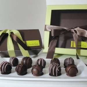 Holiday Baskets and Boxes With Chocolate Covered Gourmet Lemon Cake 