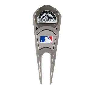 Colorado Rockies Repair Tool W/ Golf Ball Marker/Chip:  