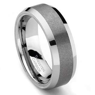   Kay Tungsten Carbide Ring in Comfort Fit and Satin Finish Size 7 15.5
