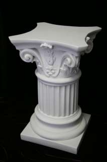 Neoclassical Roman Column Pedestal Vittoria Made Italy  