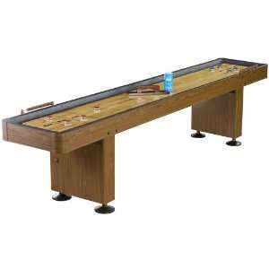  Harvil Walnut 9 Foot Shuffleboard Table: Sports & Outdoors