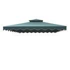 Aosom 10 x 10 Gazebo Replacement Canopy Top Cover   Double Tier 