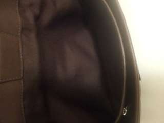 Authentic COACH 8A05 SOHO FLAP Shoulder Handbag Brown Leather Purse 