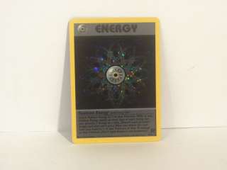 Rainbow Energy Hologram Unlimited Pokemon card  