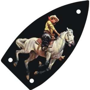  Horseback BK Graphical Gretsch Truss Rod Cover Musical 