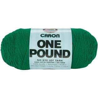Natura One Pound Yarn White  Caron For the Home Crafts Craft Supplies 