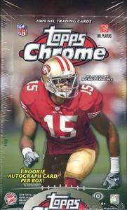 2009 TOPPS CHROME FOOTBALL HOBBY 12 BOX CASE BLOWOUT CARDS 
