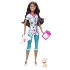 Mattel Barbie I Can Be Pet Vet African American Doll and Playset