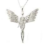 CET Domain SZ14 17991 Angel Wings 925 Silver Necklace Sterling Pendant 
