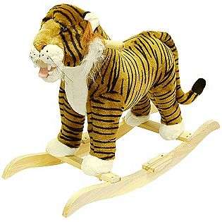 Tiger Plush Rocking Animal  Happy Trails Toys & Games Stuffed Animals 