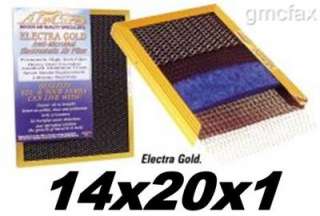 Air Care 14x20x1 GOLD Electrostatic Furnace A/C Filter  