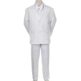 ANGELS Baby Boy Tuxedo white suit/Christening Baptism dress/S/M/L/XL/3 