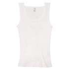 Alpha Shirt WHITE   S Ladies 2x1 Rib Tank Top