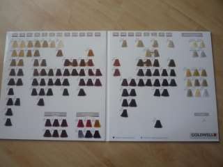 Goldwell Colour Shade Chart Topchic and Colorance Large  