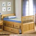   Explorer Ginger Rake Bed Twin with 3 Drawer Storage and Twin Trundle
