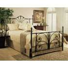   Wood Finish Queen Bedroom Set with Leatherette Head and Footboard