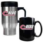 Great American Products Cincinnati Reds Travel Mug & Ceramic Mug set