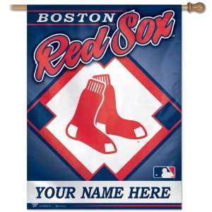  Boston Red Sox Personalized Vertical Flag 27x37 Banner 