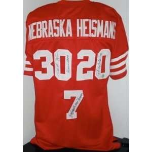 ROZIER/RODGERS/CROUCH Signed Heisman NEBRASKA Jersey   Autographed 