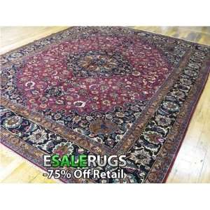  9 8 x 12 4 Mashad Hand Knotted Persian rug