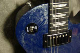 Gibson Les Paul Studio Blue Swirl Electric Guitar MINT CONDITION w 