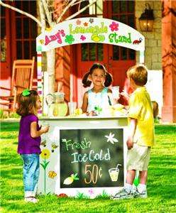Quality Time LEMONADE STAND Kids Concession Stand WHITE  