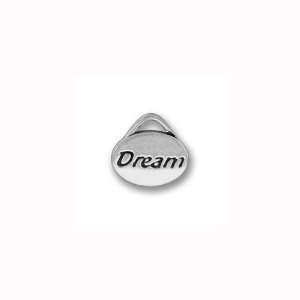  Charm Factory Pewter Dream Oval Charm: Arts, Crafts 