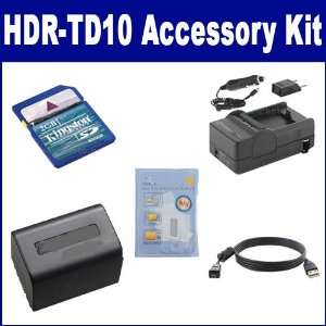  Sony HDR TD10 Camcorder Accessory Kit includes: ZELCKSG 