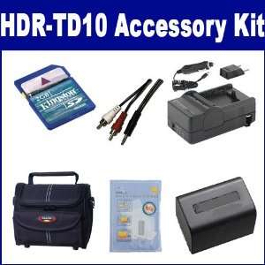  Sony HDR TD10 Camcorder Accessory Kit includes: SDM 109 