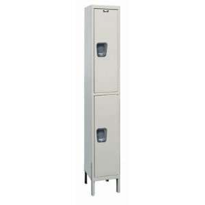   Stock Lockers   Double Tier   1 Section (Unassembled)