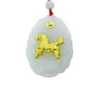 Katarina 14K White Gold 0.08 ct. Diamond Horse Shoe Necklace