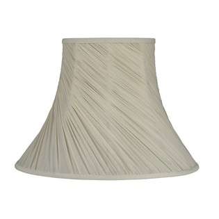 Laura Ashley SFW611 Chelsea 11 in. Wide Bell Shaped Lamp Shade, Cream 