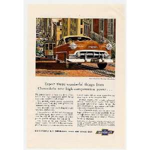 1953 Chevy Two Ten 4 Door San Francisco Print Ad (6184)