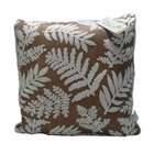   Divine Botanicals Decorative Pillow, Cocoa Bean Fern, 18 by 18 Inch