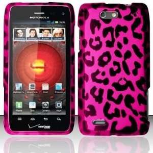  Hot Cheetah Pink   Protector Case for Motorola Droid 4 