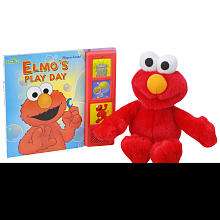 Sesame Street Elmos Play Day Play a Sound Book with Plush 