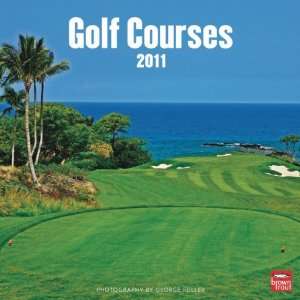 Golf Courses 2011 Wall Calendar 12 X 12
