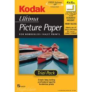  1981 Ultima Picture Paper for Inkjet Prints (4x6, 5 Sheet Trial Pack