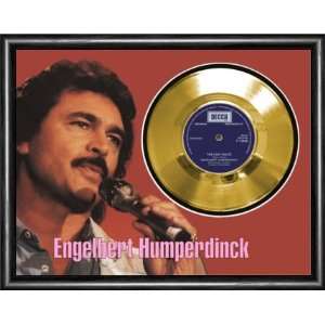 Engelbert Humperdinck The Last Waltz Framed Gold Record A3