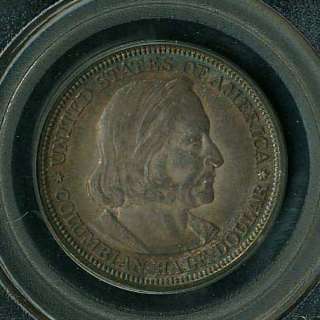 1893 COLUMBIAN EXPOSITION 50 CENTS SILVER COIN, PCGS CERTIFIED 