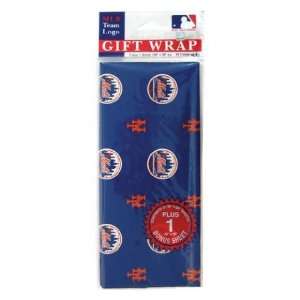New York Mets MLB Flat Gift Wrap (20x30 Sheets):  Sports 