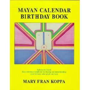  Mayan Calendar Birthday Book