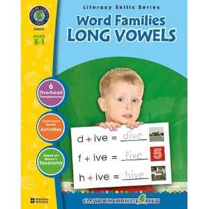  Word Families Long Vowels
