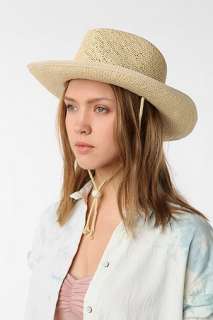 UrbanOutfitters  Straw Chin Strap Ranger Hat