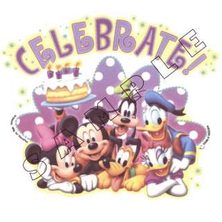 Mickey Gang Celebrate Edible Image® Cake Topper  