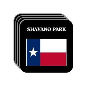  US State Flag   SHAVANO PARK, Texas (TX) Set of 4 Mini 