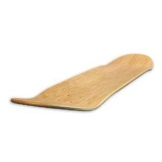  Blank Decks Warning Skateboard Deck (Natural) Sports 