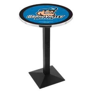  42 Grand Valley State Bar Height Pub Table   Square Base 