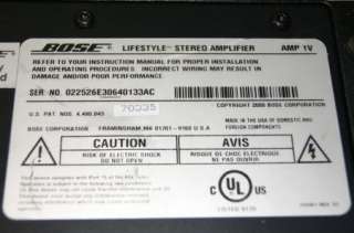 Bose SA 1 Lifestyle Stereo Amplifier for Multi Zones  
